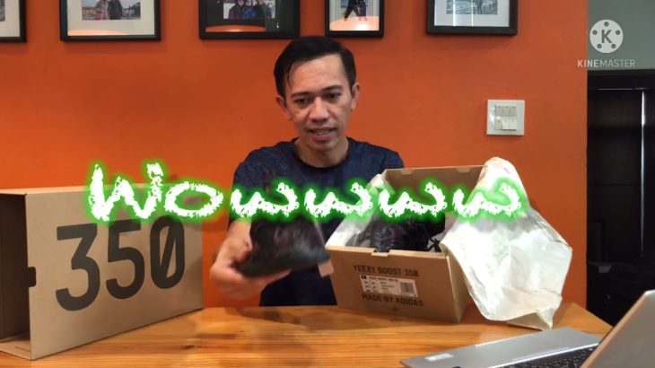 Unboxing real Adidas Yeezy 350 V2 MX Rock : From Adidas Thailand