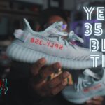 YEEZY 350 V2 BLUE TINT REVIEW ! KANYE COLLABORATING  WITH JORDAN ?