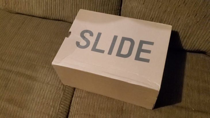 YEEZY SLIDE UNBOXING and ON FEET