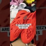 ARE THESE FAKE YEEZY FOAM RUNNERS I REAL VS FAKE