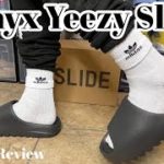 Adidas Yeezy Slides Onyx Review + On Foot Review Sizing tips & GIVEAWAY