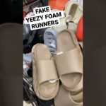 FAKE YEEZY FOAM RUNNERS | DO NOT BUY | REAL VS FAKE * I WAS SHOCKED TO SEE THIS IN A STORE*