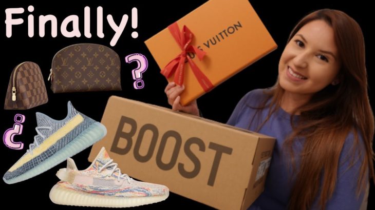 Unboxing | Adidas Yeezy Boost & LV Cosmetic Pouch!!