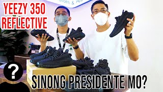 Yeezy 350 Black Static Reflective unboxing / Sinong Presidente mo???