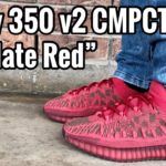 adidas Yeezy 350 v2 CMPCT “Slate Red” Review & On Feet