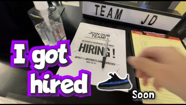 geting hired to work at a sneaker store exclusive access for yeezy 350 dazzling blue | flame squad |