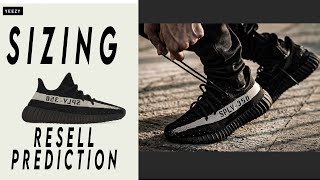 Adidas YEEZY 350 V2 BOOST OREO SIZING AND RESELL PREDICTION MARCH 2022