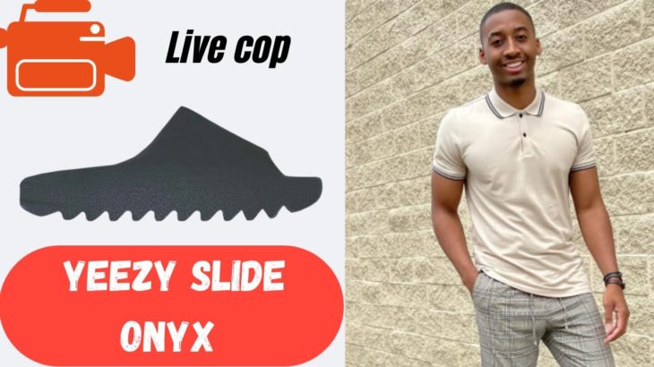 Adidas Yeezy Slide Onyx Pure Live Cop | March 7, 2022