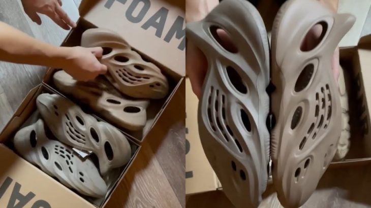 Detailed Look at YEEZY Foam RNNR “Mist” and “Stone Sage”
