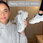I Finally Have Static 700 on Feet! Unboxing Yeezy 700 V2 Static | Angele Jelly Altieri