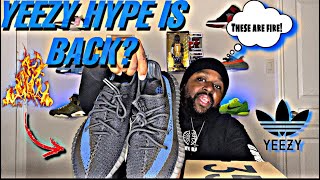 IS YEEZY HYPE BACK? | YEEZY BOOST 350 V2 “DAZZLING BLUE” REVIEW!