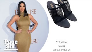 Kim Kardashian tries to sell her Yeezy shoes amid Kanye West divorce | Page Six Celebrity News