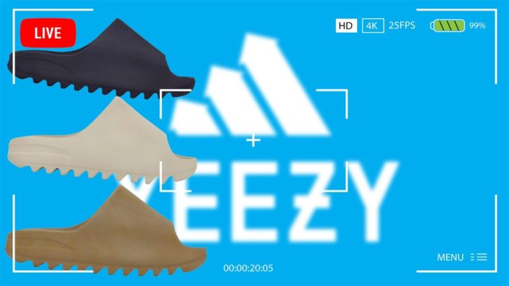 LIVE COP: Adidas YEEZY Slide ONYX , PURE & OCHRE