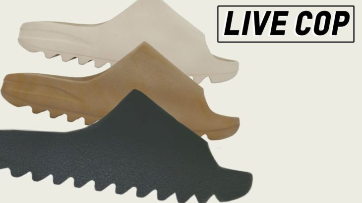 LIVE COP: Yeezy Slide Restock Onyx, Pure & Ochre