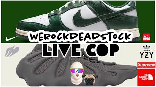 Live Cop: Yeezy 450 Cinder / Nike Dunk Vintage Green / SUPREME x TNF