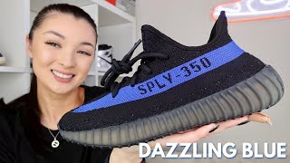 YEEZY 350 V2 DAZZLING BLUE REVIEW & ON FEET