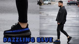 YEEZY 350 V2 DAZZLING BLUE REVIEW & ON FOOT