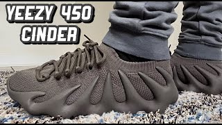YEEZY 450 CINDER ON FEET/REVIEW