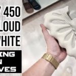 YEEZY 450 CLOUD WHITE SITTING ON SHELVES AND WAY BELOW RETAIL
