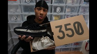 YEEZY BOOST 350 V2 OREO UNBOXING REVIEW!