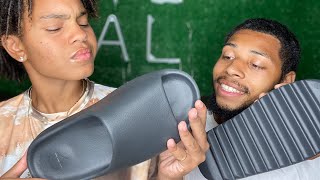 YEEZY SLIDE ONYX | EARLY REVIEW + HOW TO COP + IS IT WORTH YOUR BUCK⁉️