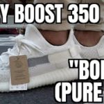Yeezy Bone White 350 On Foot Review Unboxing [SEASON 3 EPISODE 3] #Boost  #recycled pure oat #4K