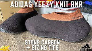 Yeezy Knit Runner Stone Carbon On Feet Review