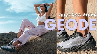 A SLEEPER SPRING COLORWAY!  Yeezy 700 MNVN Geode On Foot Review and How to Style