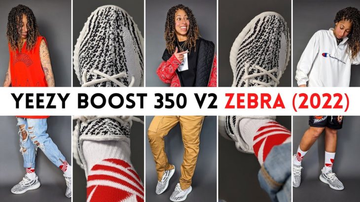 Adidas Yeezy Boost 350 V2 Zebra 2022 –  How I Style (Yeezy Zebra) 4 Ways