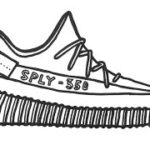 How to Draw a Sneaker Adidas Yeezy Boost | Easy drawing Tutorial