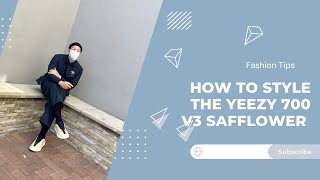 How to style the yeezy 700 v3 safflower | Styling Video | Kotini Korner