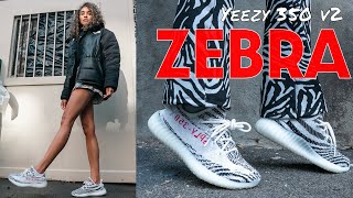 I WAITED FIVE YEARS FOR THESE!  Yeezy 350 v2 Zebra On Foot Review and How to Style