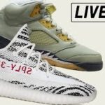 LIVE COP: Yeezy 350 V2 Zebra RESTOCK & Jordan 5 Jade