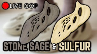 Live Cop : Yeezy Foam Runner Stone Sage & Sulfur