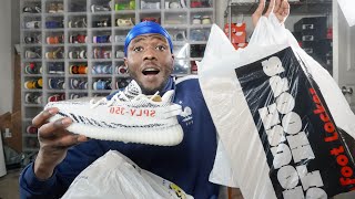 YEEZY 350 ZEBRAS ARE BACK! CRAZY PICK UP VLOG! WERE THESE EASY TO COP!?