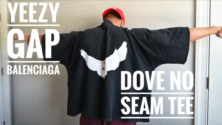 YEEZY GAP BALENCIAGA “DOVE NO SEAM TEE” REVIEW AND TRY ON!