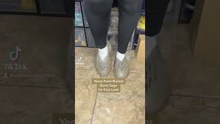 Yeezy Foam Runner Stone Sage On Foot Look