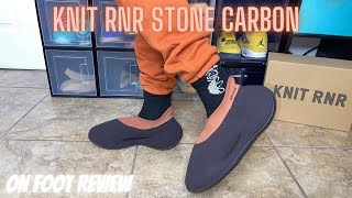 Yeezy Knit RNR Stone Carbon Review + On Foot Review & Sizing Tips
