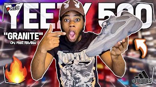 ADIDAS YEEZY 500 GRANITE ON FEET REVIEW! ARE THEY WORTH IT?! 🔥