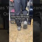 Adidas Yeezy 500 Granite On Foot Look