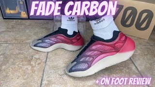 Adidas Yeezy 700 V3 Fade Carbon review + On Foot Review & Sizing Tips