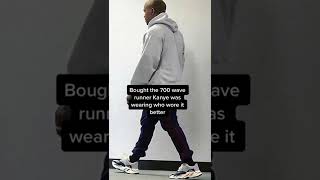 Bought the Yeezy 700 wave runner Kanye West was wearing who wore it better