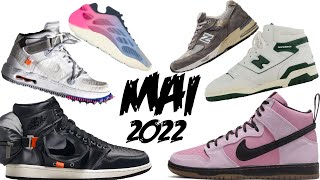 Die besten Sneaker Releases im Mai 2022 (Off-White, Yeezy, Jordan, New Balance, Nike, adidas…)