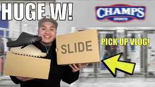 FLX APP W! PICK UP VLOG YEEZY SLIDE ONYX AND PURE
