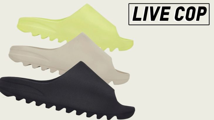 LIVE COP: Yeezy Slide RESTOCK Onyx, Pure & Glow Green