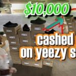 Spent 10,000 on the  yeezy slides restock the plug came thru clutch stop playin with my channel!!!!