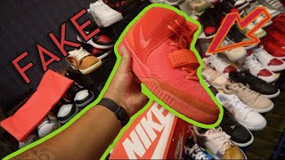 We Found FAKE Yeezy Red October At Sneaker Event