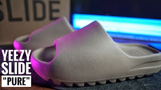 YEEZY SLIDE “PURE” REVIEW & ON FEET!