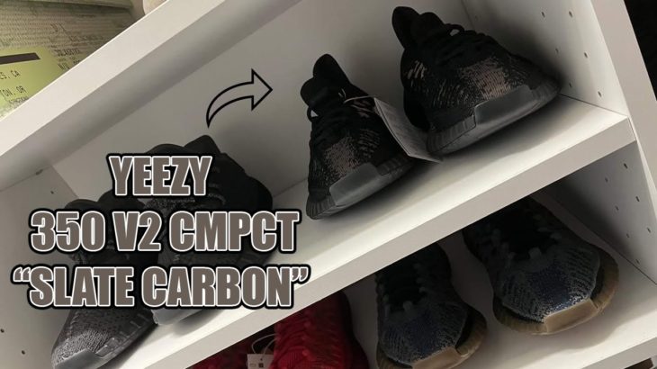 Yeezy 350 v2 CMPCT “Slate Carbon” – Early Look – CLEAR CLOSEUP