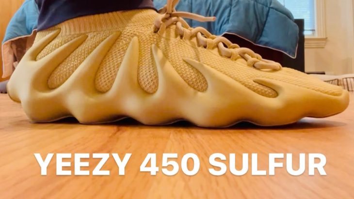 Yeezy 450 in Sulfur colorway | #yeezy450